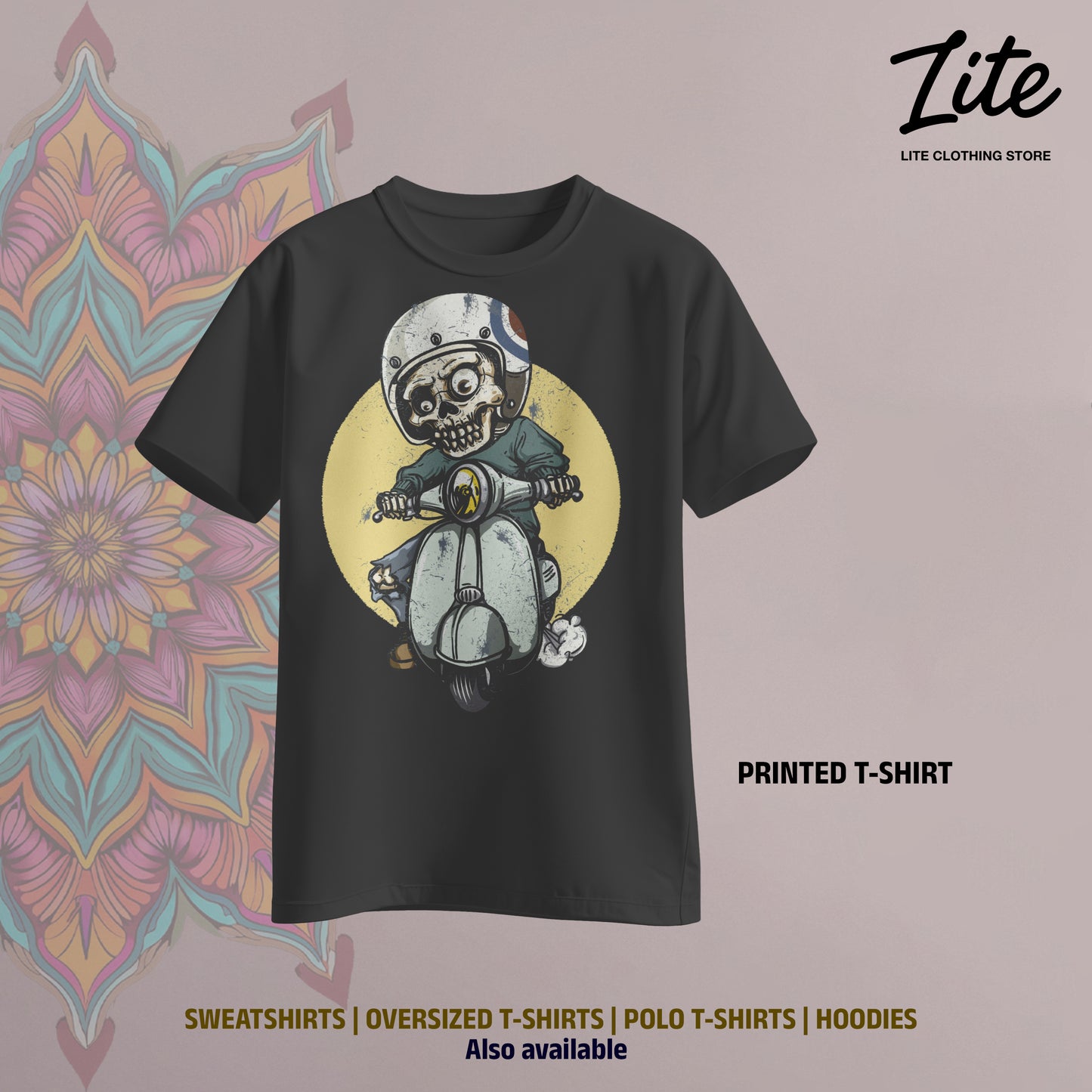 Rider Printed T Shirt