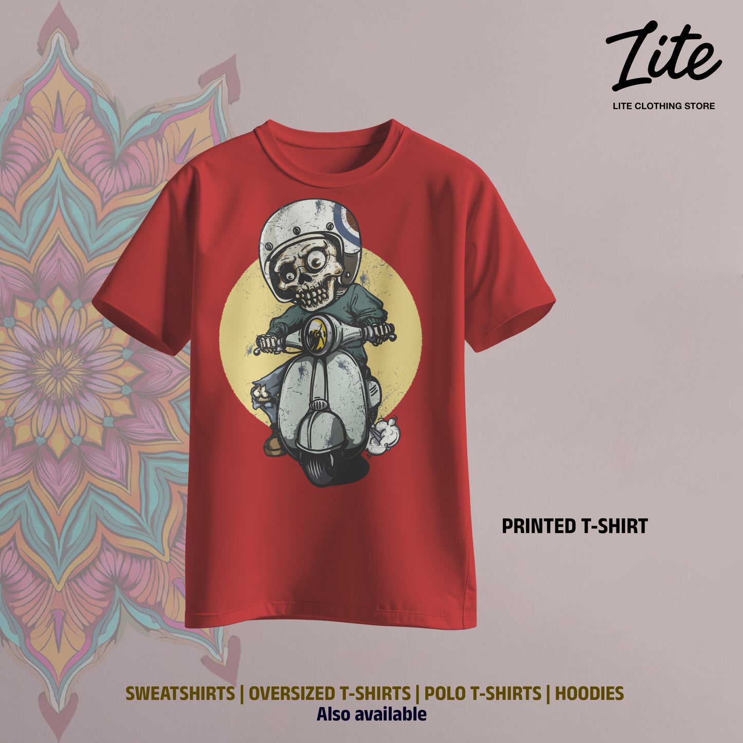 Rider Printed T Shirt