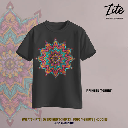 Mandala Printed T Shirt