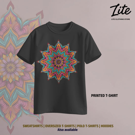 Mandala Printed T Shirt