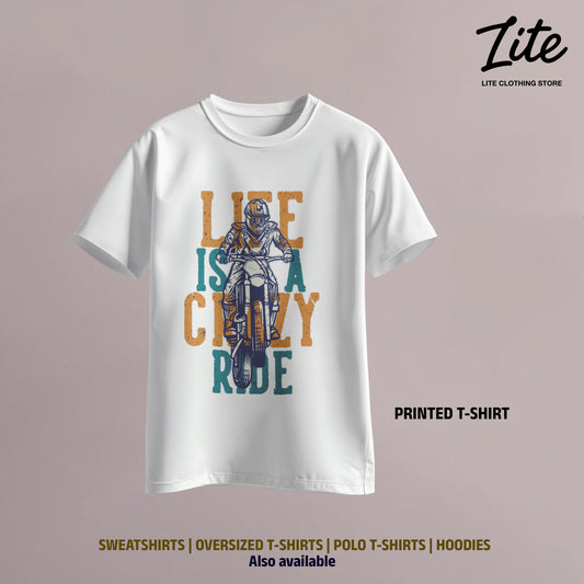 Life is a Cozy Ride Printed T Shirt